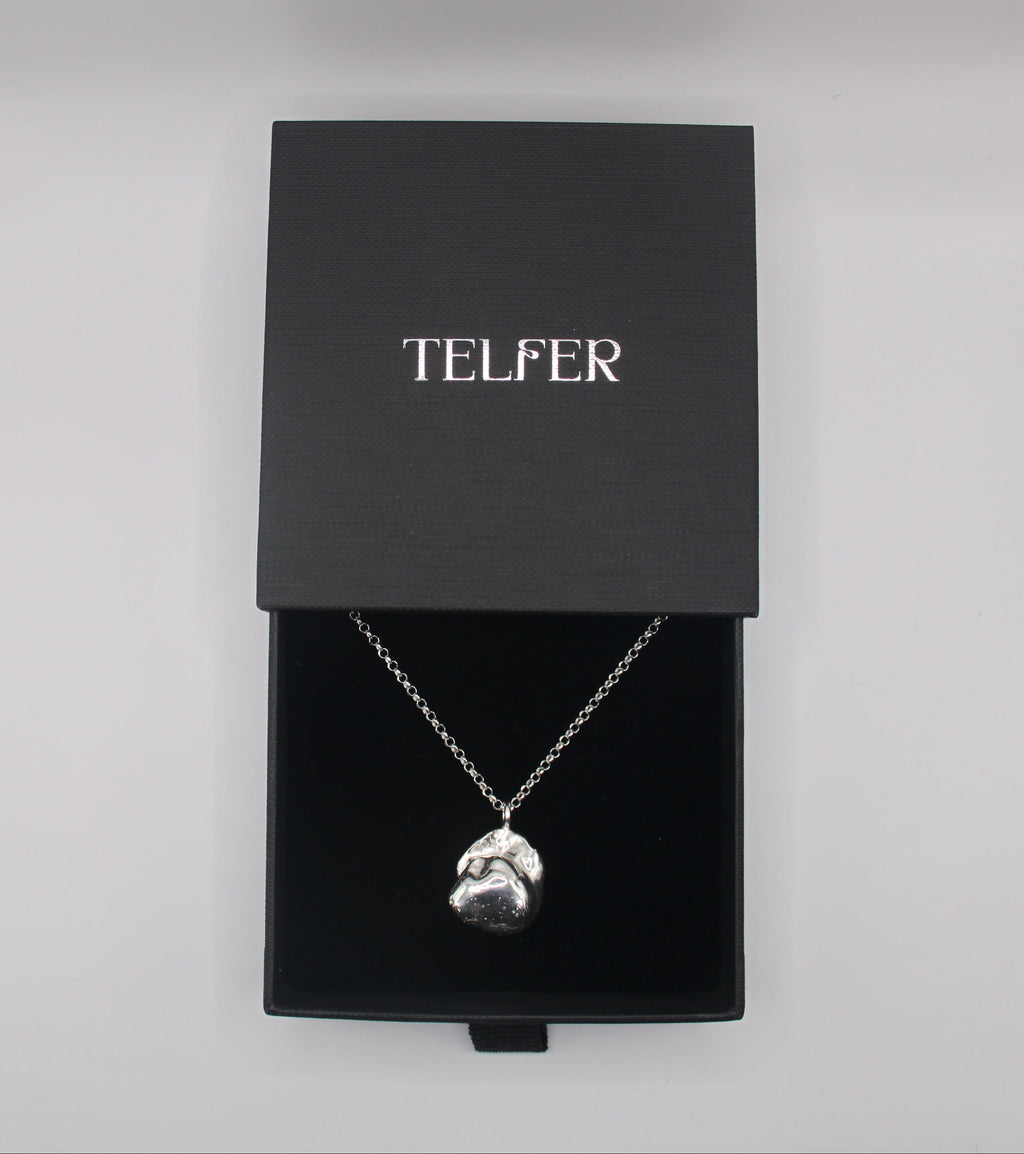 Silver Baroque Pearl Pendant (Design 2)
