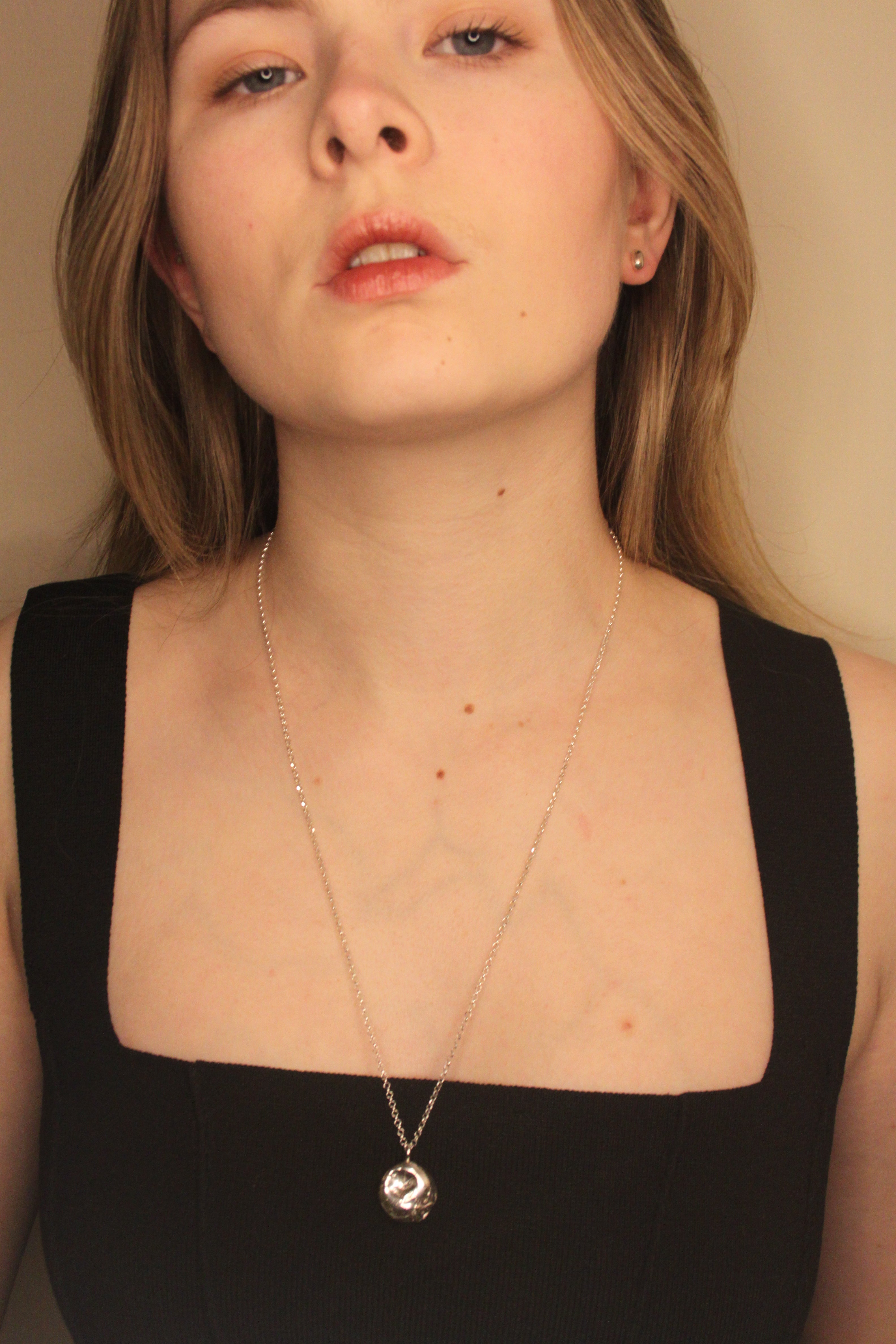 Silver Baroque Pearl Pendant (Design 1)