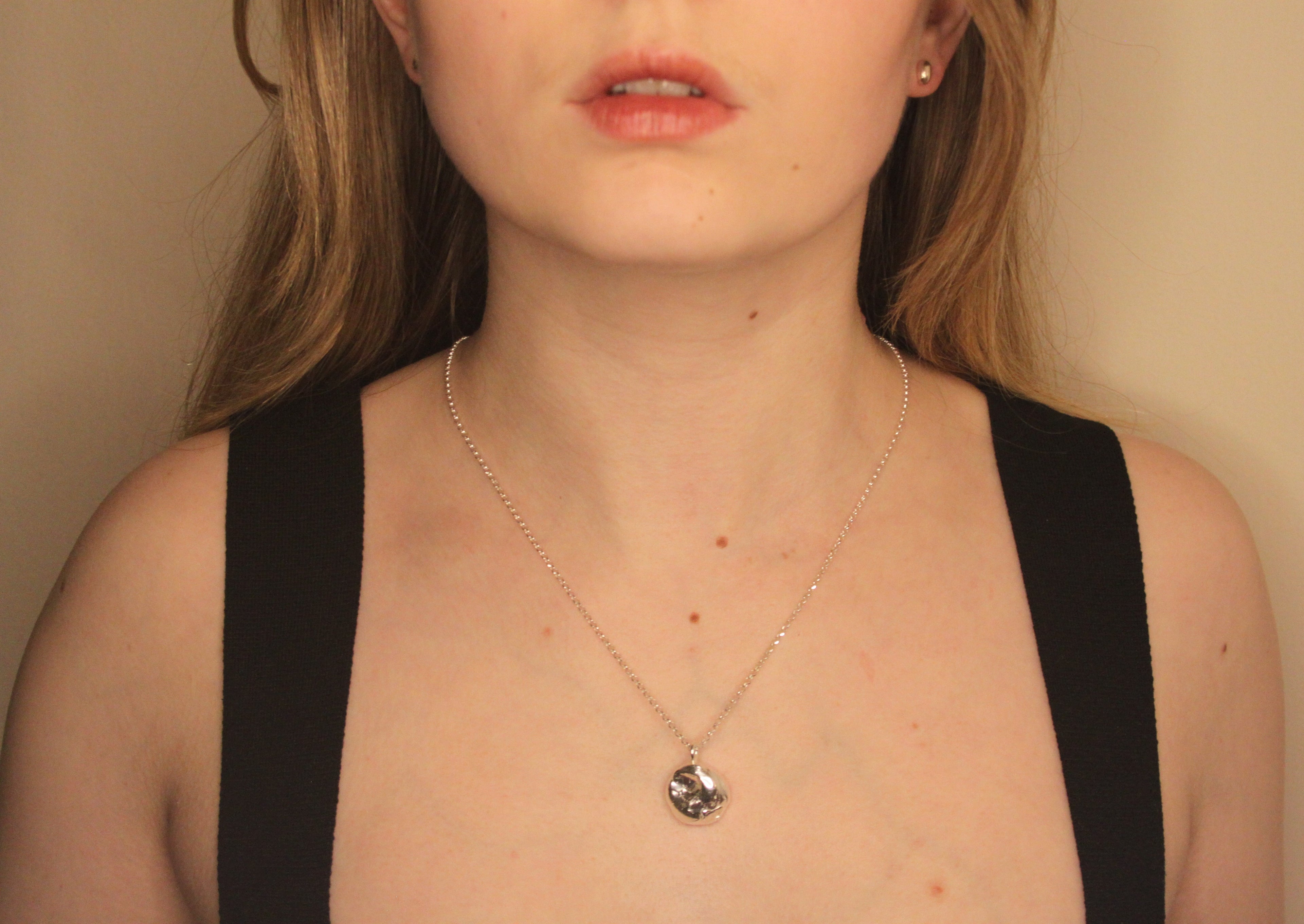 Silver Baroque Pearl Pendant (Design 1)